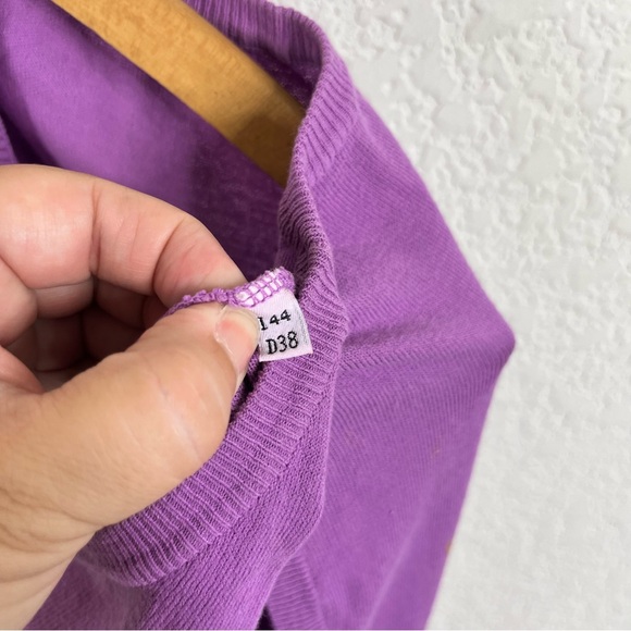 Leonard Paris Knit Jewel Tone Cotton Sleeveless Shell Sweater - Picture 6 of 8